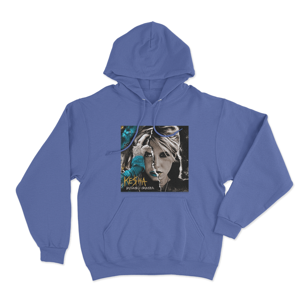 Animal + Cannibal Cover Unisex Hoodie Blue Animal Cannibal Cover Unisex Hoodie Blue