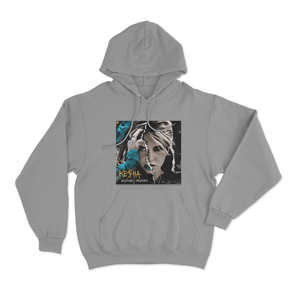 Animal + Cannibal Cover Unisex Hoodie Grey Animal Cannibal Cover Unisex Hoodie Grey