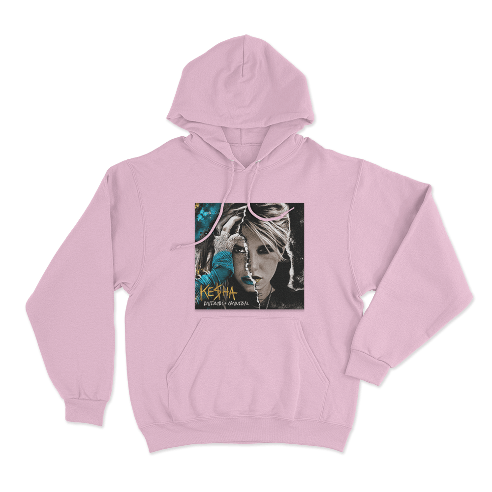 Animal + Cannibal Cover Unisex Hoodie Pink Animal Cannibal Cover Unisex Hoodie Pink