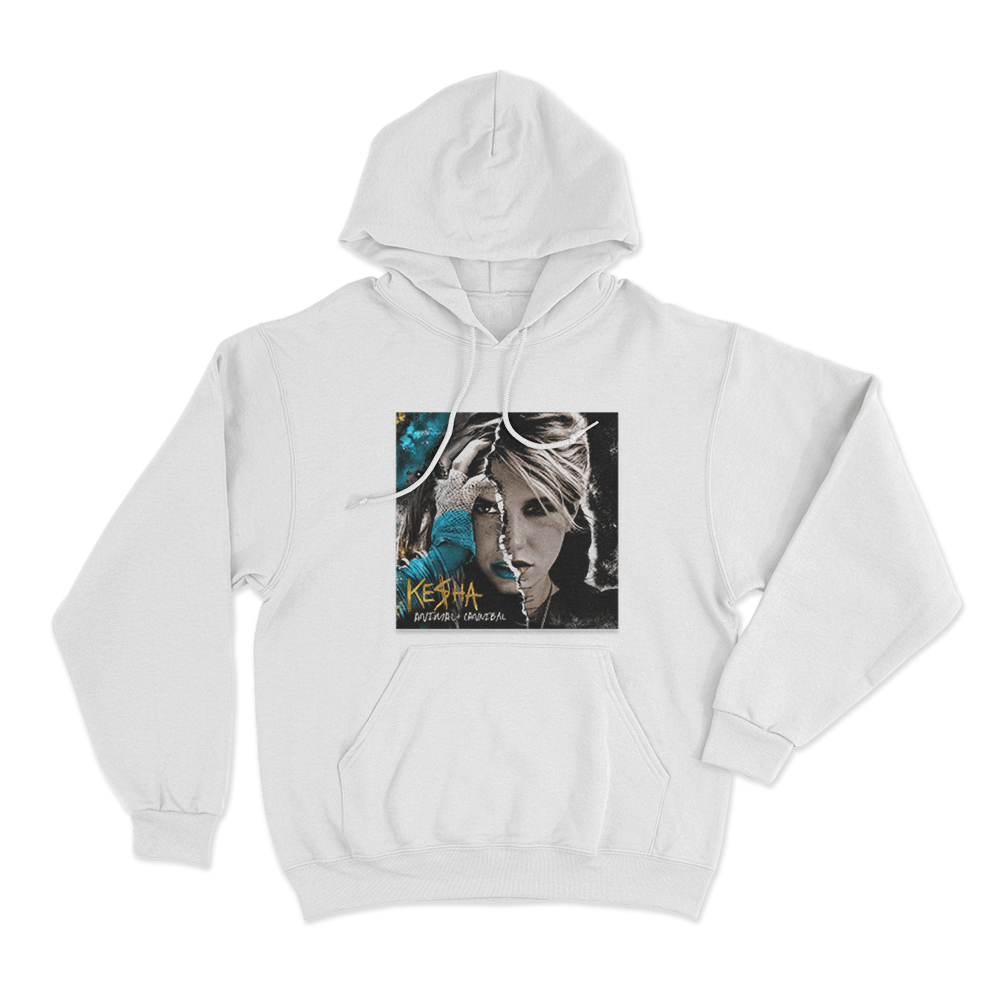 Animal + Cannibal Cover Unisex Hoodie White Animal Cannibal Cover Unisex Hoodie White