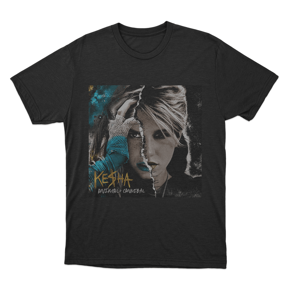 Animal + Cannibal Cover Unisex T Shirt Black Animal Cannibal Cover Unisex T Shirt Black