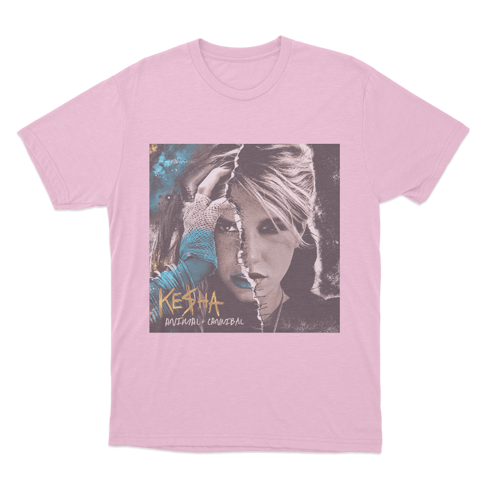Animal + Cannibal Cover Unisex T Shirt Pink Animal Cannibal Cover Unisex T Shirt Pink