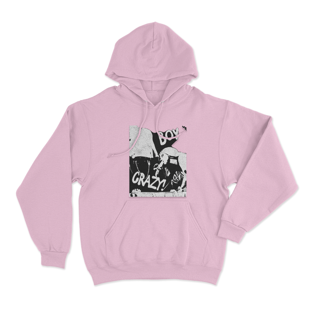 Boy Crazy Tits Out Tour Unisex Hoodie Pink Boy Crazy Tits Out Tour Unisex Hoodie Pink