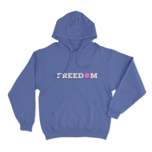 Kesha Freedom Unisex Hoodie Blue
