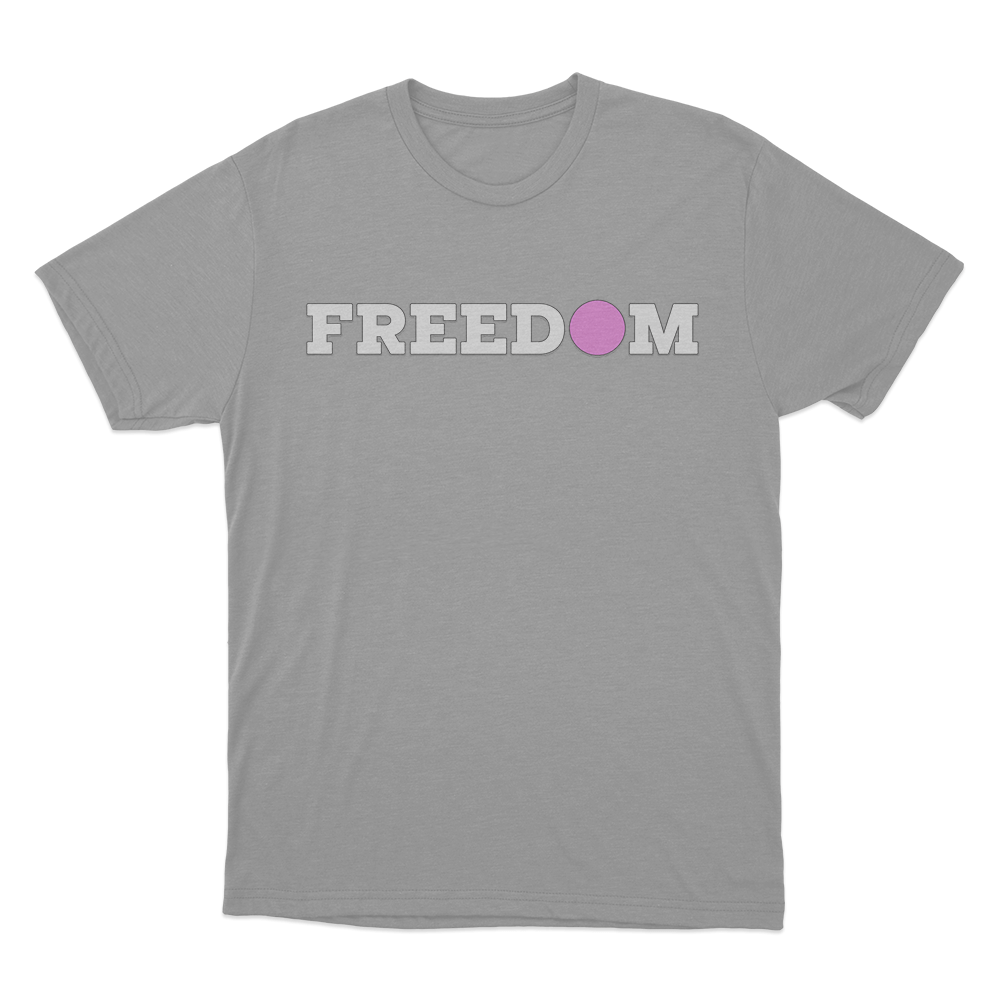 Kesha Freedom Unisex T Shirt Grey Kesha Freedom Unisex T Shirt Grey