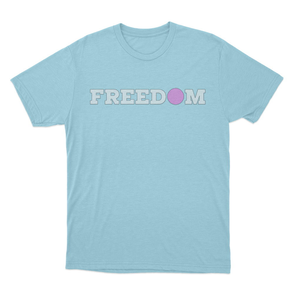 Kesha Freedom Unisex T Shirt Sky Blue Kesha Freedom Unisex T Shirt Sky Blue