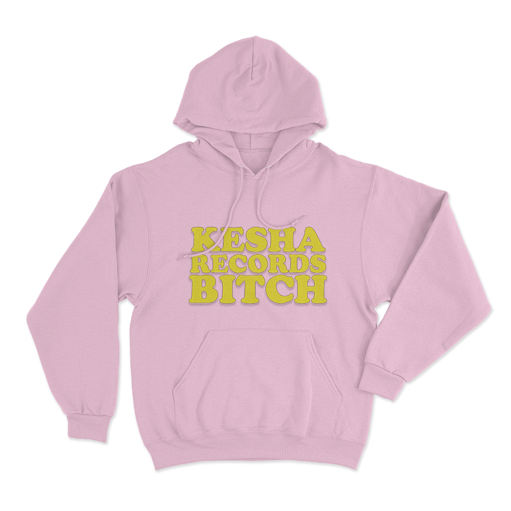 Kesha Records Unisex Hoodie Pink Kesha Records Unisex Hoodie Pink